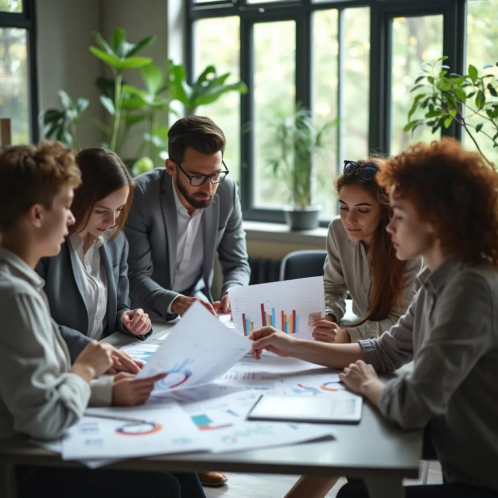 Equipo de AUDITFIN colaborando en un proyecto de auditoría